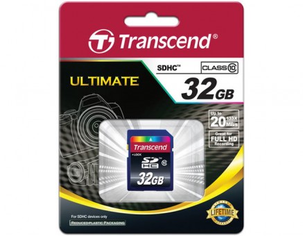 Thẻ Nhớ Transcend SDHC 32Gb Class 10