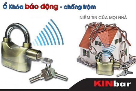 Ổ Khóa Báo Động Chống Trộm Thông Minh Kinbar