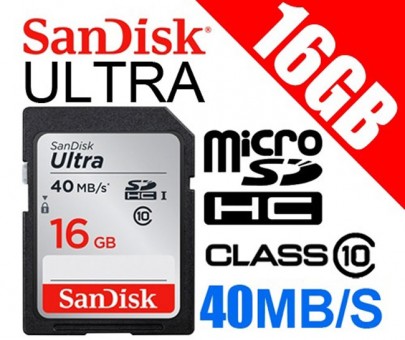 Thẻ Nhớ Sandisk SDHC 16GB ULTRA Class10