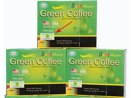 Trà Giảm Cân Green Coffee - Có Tem Chống Hàng Giả